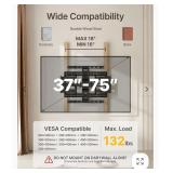 Ultra Slim TV Wall Mount for 37 -75 TVs | HW1267BK