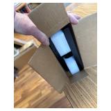 7 Inch Bamboo Toilet Stool, Foldable, Black