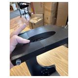 7 Inch Bamboo Toilet Stool, Foldable, Black