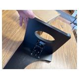 7 Inch Bamboo Toilet Stool, Foldable, Black