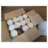 11Pcs Pink Candle Jars 10oz Empty Glass Jars w/Lids