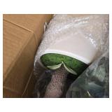 $90 Artificial Olive Tree 7ft with White Planter, Wood Trunk