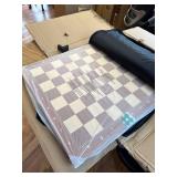 $85 A&A 21.25" Chess Board, Ebony/Maple Inlay, 2.25" Squares