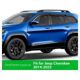 $110 Goodyear Window Deflectors for Jeep Cherokee 2014-2023, 6 pcs