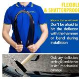 $110 Goodyear Window Deflectors for Jeep Cherokee 2014-2023, 6 pcs