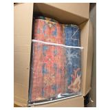 $274 Boho Navy Blue 10x14 Area Rug - Living/Dining/Bedroom, Non-Slip