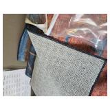 $274 Boho Navy Blue 10x14 Area Rug - Living/Dining/Bedroom, Non-Slip