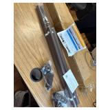 $50 Umimile Tension Shower Curtain Rod, Rust-Resistant, Brown, 51-145