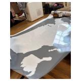 $56 USA Photo Map - 50 States Travel Map, 24 x 36 in, Unframed Gray