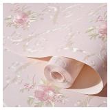 3D Floral Peel and Stick Embossed Damask Wallpaper 20.8" x 118"