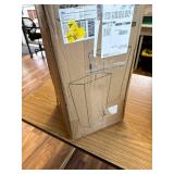 $60 Worth Garden 20" Tall Planters Set of 2 White Tapered Plastic Pots