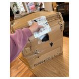 $49 E-Z Lock Raised Toilet Seat with Armrests