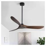 $62 60 Inch Ceiling Fan Downrod, 1.02 Dia, Matte Black, Unthreaded