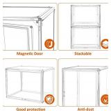 Large 17.7x13x13 Clear Acrylic Organizer Box with Magnetic Door