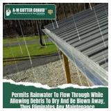 $106 A-M Gutter Guard - 6" (50 ft, Mill Finish) Heavy-Duty Aluminum