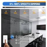 $190 Allsmartlife 2x2 LED Panel TWO Pack, 0-10V Dimmable, 3-6kK