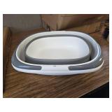 4.2 Gal Collapsible Plastic Bucket with Handle (Grey)