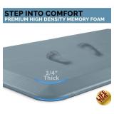 $54 ComfiLife Anti-Fatigue Floor Mat, 3/4-in Thick, 20x39 Denim