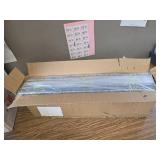 $120 Bullnose Stair Treads, Non-Slip Carpet, Grey, 29.5x9.5x1.5, 14pcs