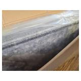 $120 Bullnose Stair Treads, Non-Slip Carpet, Grey, 29.5x9.5x1.5, 14pcs