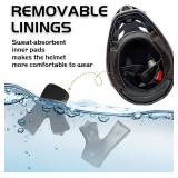 $69 Kids Motocross Helmet, ATV Dirt Bike Helmet with Goggles & Mask