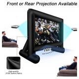 $100 Inlftable 17FT Inflatable Projector Screen Outdoor with Air Blower