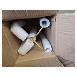 $60 5-Candle Cast Iron Candelabra Candlestick Holders 15-Inch Brass