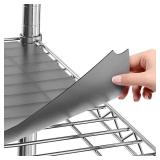 5 Pack Sterling Shelf Liners for Wire Shelf System, Graphite, 14 x 30