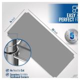 5 Pack Sterling Shelf Liners for Wire Shelf System, Graphite, 14 x 30