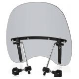 $53 Universal 18x16 Motorcycle Windshield (Light Smoke)