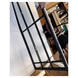 $120 Arched Farmhouse Wall Mirror, Black, 47x17x1, Living Room/Bedroom