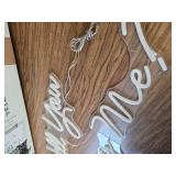 $87 Will You Marry Me Sign Large 43" Neon 12V - Dimmable, 2pc Decor