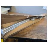 TENOVEL Curved Shower Curtain Rod 42-73 in Adjustable Chrome