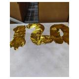 TONIFUL Number Balloons 16 Inch Gold Number Mylar Foil Balloons Gold Custom Digital Balloons for Birthday Party Engagement Graduations Anniversary Baby Shower Decorations Party Supplies MISSING SOME N