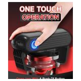 Electric Jar Opener with One Touch High Torque, Hands-Free Jar Opener for Seniors with Arthritis and Weak Hands, Fits Most Jar Sizes, Battery Operated Jar Opener Kitchen Tool, Grey/Black