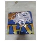 Tatuo Large Happy Hanukkah Party Decoration Supplies Hanukkah Photography Backdrop 70.9 x 43.3 Inch Chanukah Menorah Blue Shiny Lamp Chanukah Background Party Festive Indoor Outdoor Yard Home