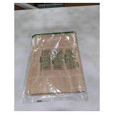 LeZakaa BULK Kraft Newsprint Flower Wrapping Paper -Reversible Floral Bouquet Paper -Brown Font Kraft Newsprint Design for Valentine