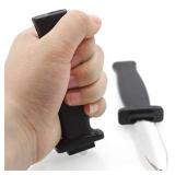 GUDVES Retractable Knife Prop Knife Fake Knife False Trick Gadget Toy Disappearing Dagger Plastic Halloween Fools Day Party Trick Costume Knife (3 PCS A)