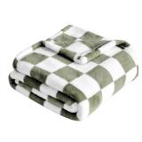 Yurhap Checkered Baby Blanket Fleece Baby Blanket for Boys, Ultra Soft Cozy Fluffy Infant Toddler Newborn 30