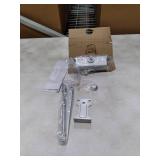 LYNN HARDWARE Light Duty Automatic Door Closer (Silver) - Highly Durable Cast Aluminum, Commercial or Home Use, Adjustable Speed Controls, 3 Mounting Options, 3 Hour Fire Rated (DC5003 Model)