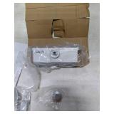 LYNN HARDWARE Light Duty Automatic Door Closer (Silver) - Highly Durable Cast Aluminum, Commercial or Home Use, Adjustable Speed Controls, 3 Mounting Options, 3 Hour Fire Rated (DC5003 Model)