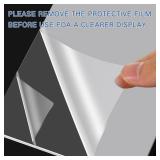 Thyle 12 Pack 3.5 x 5 Clear Acrylic Photo Frame Double Sided Picture or Display Plastic Sign Holder Menu Holders for Tables T Shape Desktop Display Stand for Office Store Restaurant