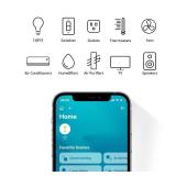 2025 New SwitchBot HomeKit Smart Plug Mini 15A, No Hub Required, Energy Monitor, WiFi(2.4G Only) Outlet Works with Apple HomeKit, Alexa, Google Home, App Remote Control & Timer Function(4 Pack)