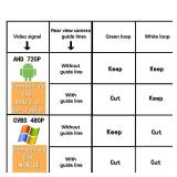 Thihphoatli AHD 720P Backup Camera,Night Vision HD Metal Flush or Surface Mount CVBS,AHD Reverse Rear View Backup Camera for Cars Pickup Trucks SUVs RVs Vans