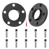 15mm Hubcentric 5x112 Wheel Spacers Thread 14x1.5 Hub Bore 66.6mm for E200 E250 E300 C200 C250 Matic A5 S5 A6 S6 A7 A8, Forged Aluminum 2PCS