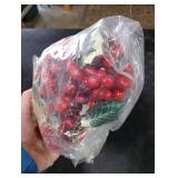 DearHouse 7FT Red Berry Christmas Garland with Pine Cone Garland Artificail Garland Indoor Outdoor Garden Gate Home Decoration for Winter Holiday New Year Decor