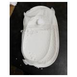 MVYAVYUS Oval Embossed Serving Platter Set, Stackable Serving Tray, Ceramics White Serving Platters for Entertaining, Serving Dishes for Wedding, Dishwasher & Oven Safe, Gift for Housewarming (3PCS)