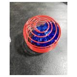 Jecery 5 Pcs Cat Spring Balls Toys Stretchable Rolling Balls Colorful Playful Coils Interactive Action Toy Caged Rats for Kitten Pet Supplies (Crinkle Ball,Multicolor)