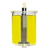 Hanukkah Pre-Filled Natural Olive Oil Glass Cup Candles, 2.5 Hours, 100 Percent Olive Oil Pre-Filled Ready to Use - 44 Cups for All 8 Nights of Hanukkah