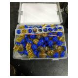 Hanukkah Pre-Filled Natural Olive Oil Glass Cup Candles, 2.5 Hours, 100 Percent Olive Oil Pre-Filled Ready to Use - 44 Cups for All 8 Nights of Hanukkah